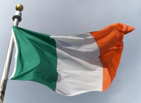 Irish flag Stock Photos