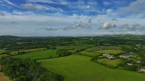 Irish Flatlands Stock Footage 307795869