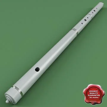Irish Flute 3D Model