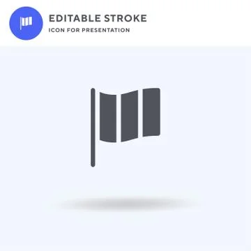 Irish icon vector, filled flat sign, solid pictogram isolated on white, logo  库存插图