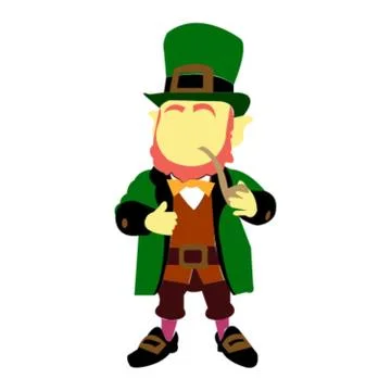 Irish leprechaun Stock-Illustration