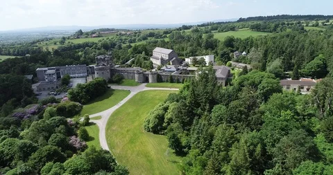 Irish Monastery &amp; Castle 스톡 동영상 91775470