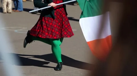 Irish national dance Stock Footage 49281232