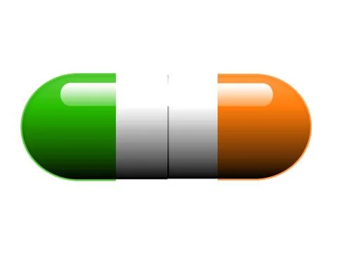 Irish Pill Stock Illustration