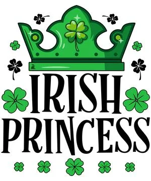 Irish princess Stock Illustration