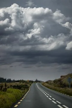 Irish road Foto stock