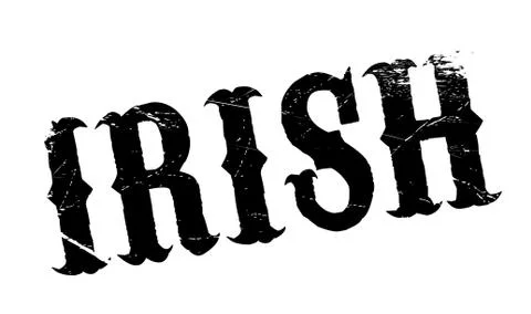 Irish rubber stamp Stock Illustration