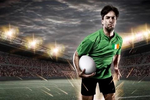 Irish rugby player Stock Photos
