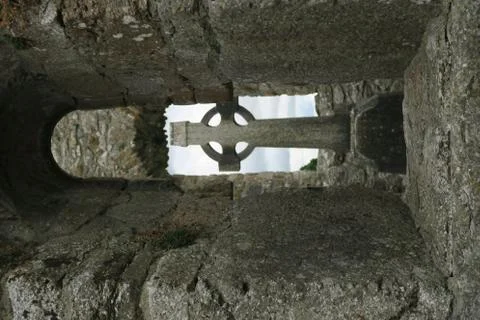 Irish ruin Foto stock