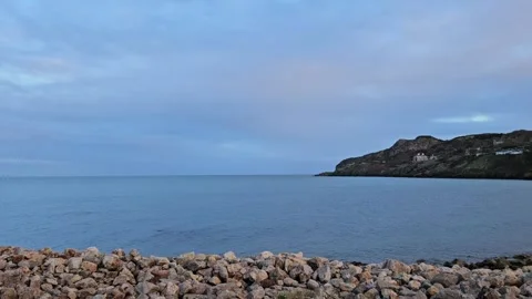 Irish sea in Howth Video stock 293856914