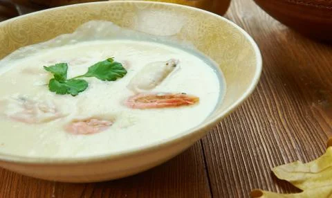 Irish Seafood Chowder Stock Photos