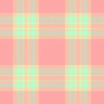 Irish texture background fabric, romance plaid vector textile. Motif seamle.. Stock Illustration