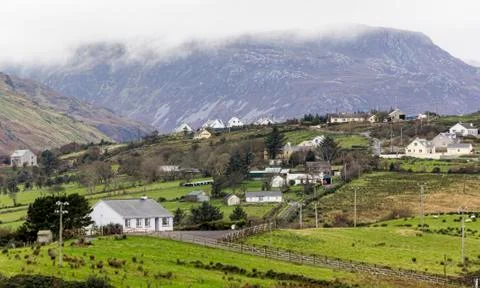 Irish Town Stockfoto's