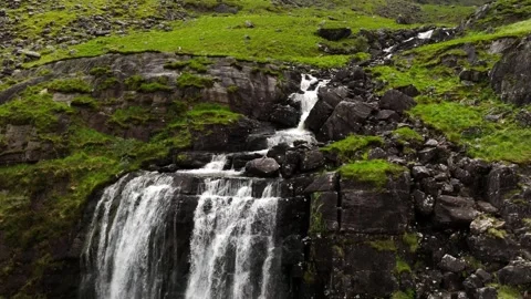 Irish waterfalls from around the Ring of Kerry in Ireland Stock Footage 282731853