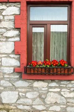 Irish window Stock Photos