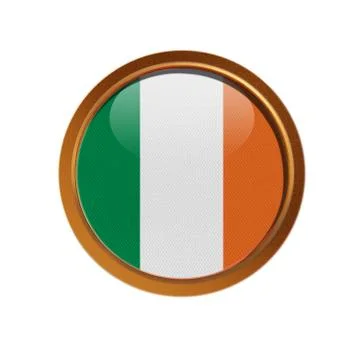Irland flag Illustrazione stock