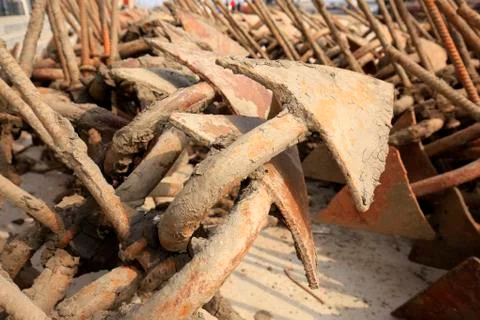 Iron anchor Stock Photos