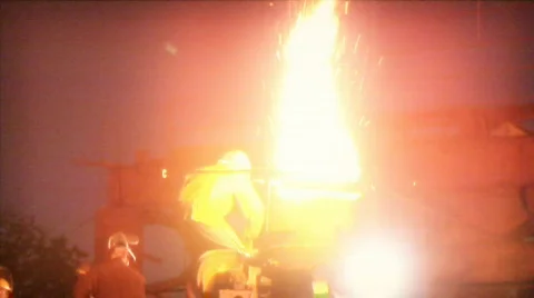 Iron art casting 1 HD Stock Footage 274607
