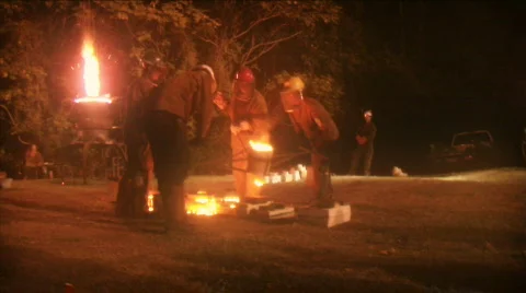 Iron art casting 8 released HD Stock Footage 274764