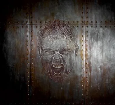 Iron background Stock Photos