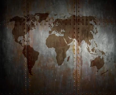 Iron background Stock Photos