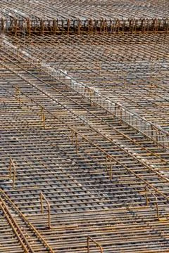 Iron bars background Foto stock