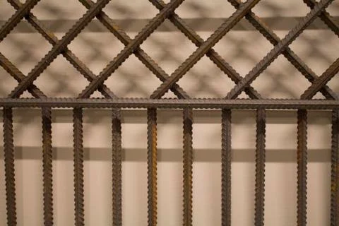 Iron bars background Stock Photos