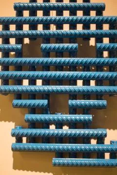 Iron bars background Stock Photos