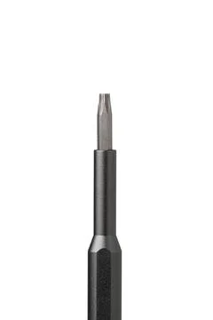 Iron bit with screwdriver on Isolated on white background Stock Photos