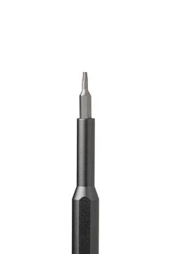 Iron bit with screwdriver on Isolated on white background Stock Photos