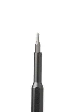 Iron bit with screwdriver on Isolated on white background Stock Photos