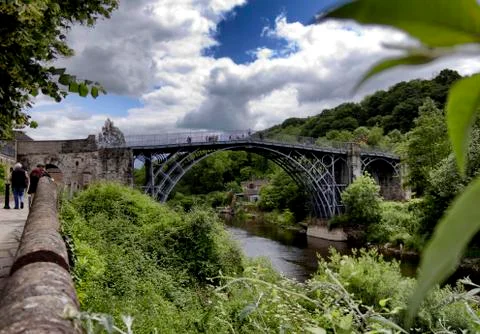 Iron bridge Foto stock