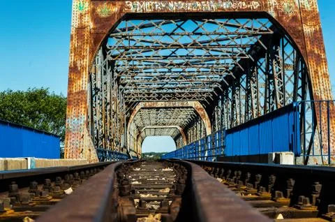Iron bridge  Stock Photos