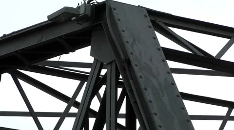 Iron Bridge Structure, Chiang Mai Thailand Stock-Footage 66416347