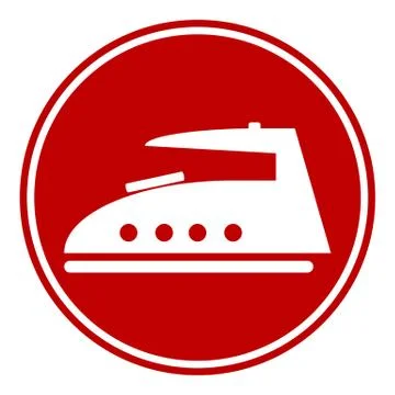 Iron button Stock Illustration