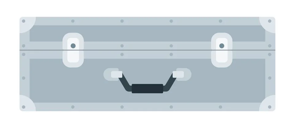 Iron case vector icon flat isolated Stock Illustration