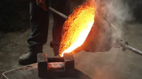Iron casting Stock Footage 20296789