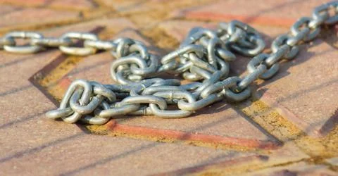 Iron chain Foto stock