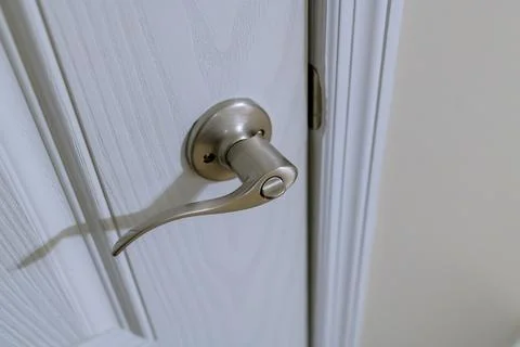 Iron door handle Stock Photos