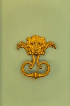 Iron door knocker Stock Photos