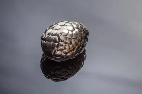 Iron egg basket Stock Photos