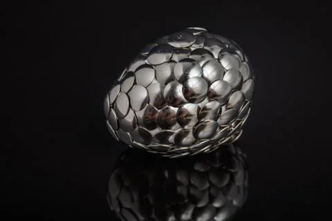 Iron egg basket Stock Photos