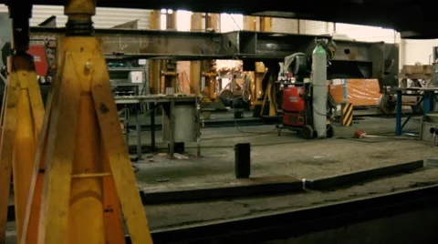 Iron factory Stock Footage 47209178