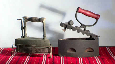 Iron on fire Stock Footage 34312096