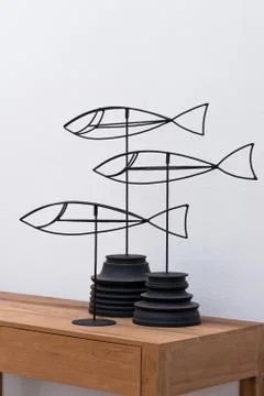 Iron fish Stock Photos