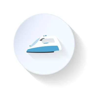 Iron flat icon Stock Illustration