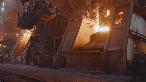 Iron Foundry. Long Shot. Stock Footage 116774878