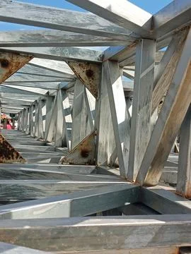 Iron frame collection Foto stock