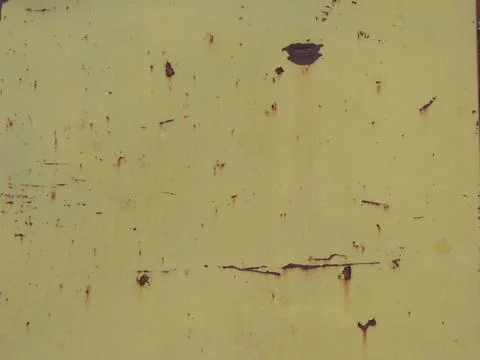 Iron full frame texture with peeling paint and traces of rust Stock Photos