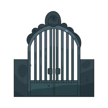 Iron Gate illustration Ilustración de archivo